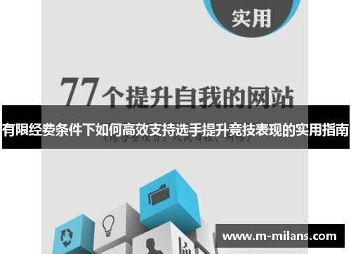 有限经费条件下如何高效支持选手提升竞技表现的实用指南